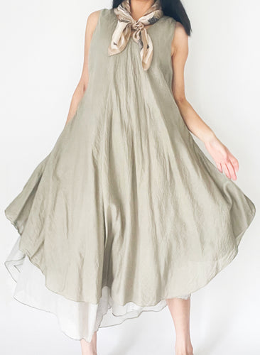 Sleeveless Layered Dress