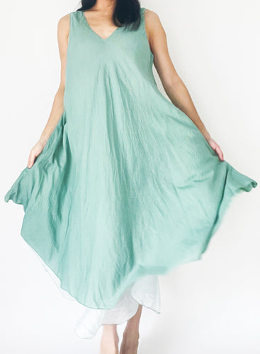 Sleeveless Layered Dress