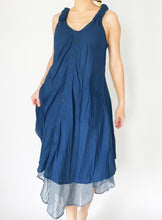 Load image into Gallery viewer, Scrunchie Shoulder Strap Layered Dress
