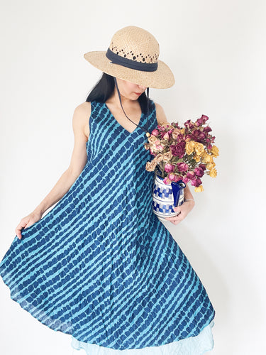 Stripe Layered Cotton Dress